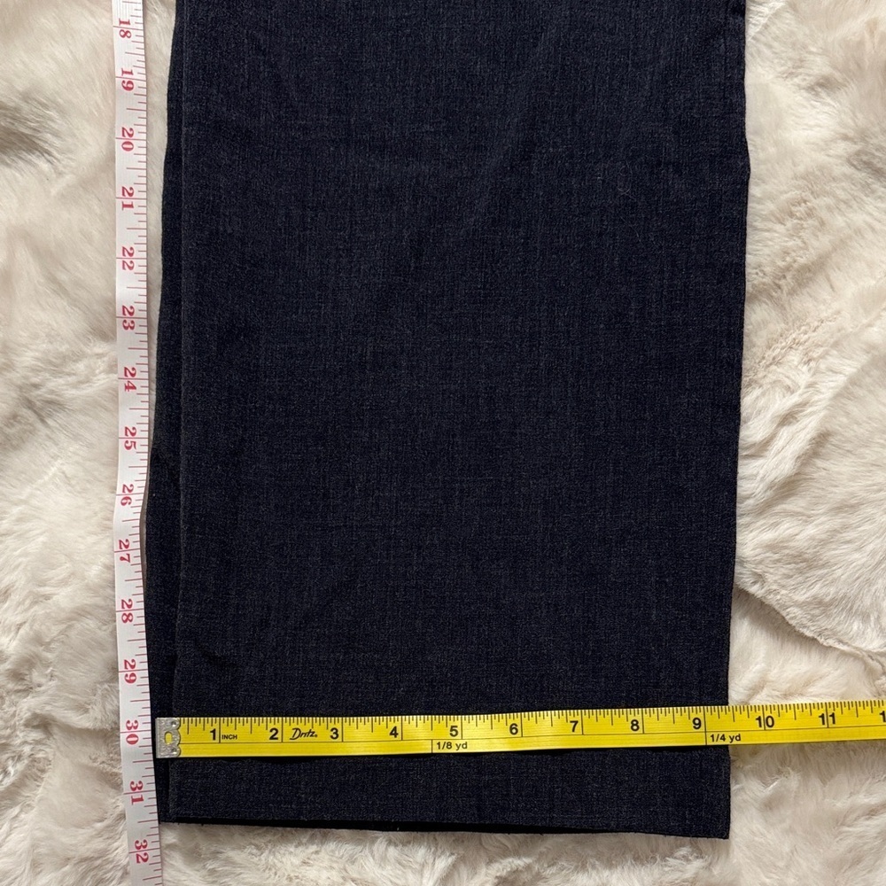 Nine West Navy Heathered Boot Cut Pants, Size 18 - Picture 9 of 9